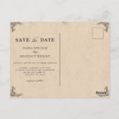 Vintage Postkarte (Rückseite)