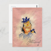 Vintage Postkarte (Vorne/Hinten)