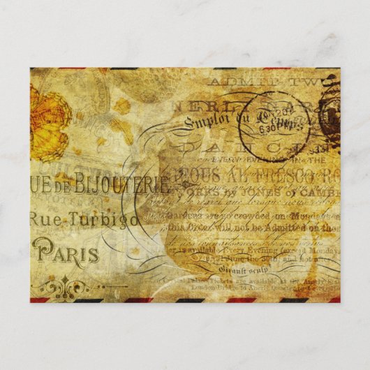 Vintage Postkarte (Vorderseite)