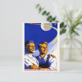 Vintage Postkarte (Stehend Vorderseite)