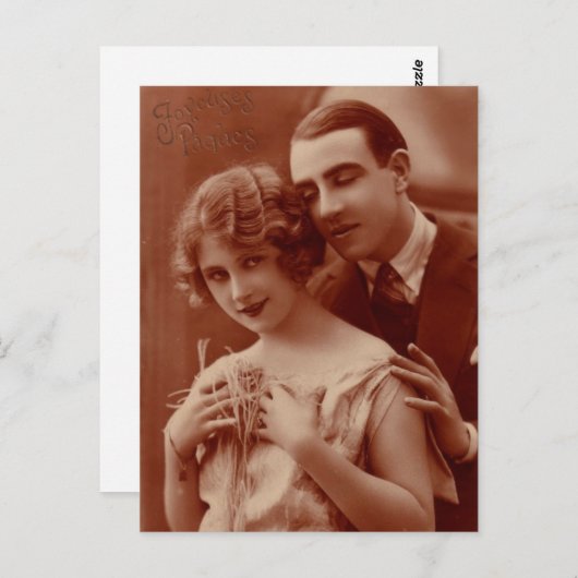 Vintage Postkarte (Vorne/Hinten)