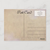 Vintage Postkarte (Rückseite)