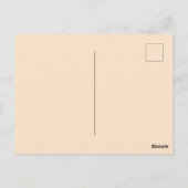 Vintage Postkarte (Rückseite)