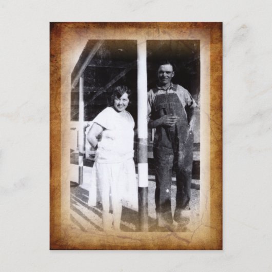 Vintage Postkarte (Vorderseite)