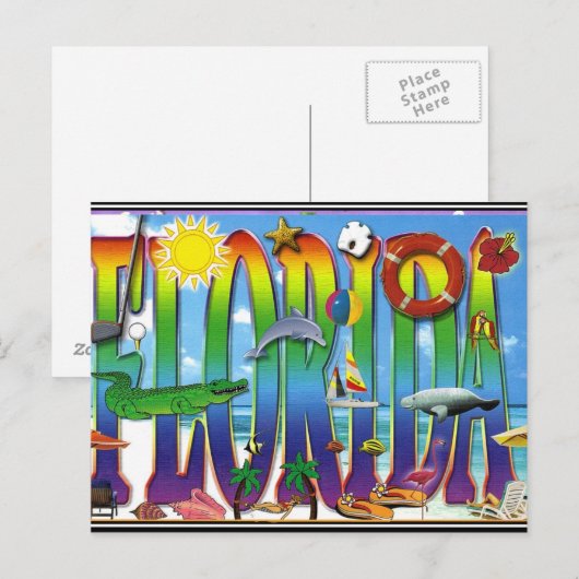 Vintage Postkarte (Vorne/Hinten)