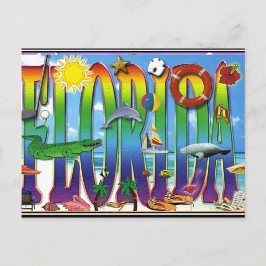 Vintage Postkarte (Vorderseite)