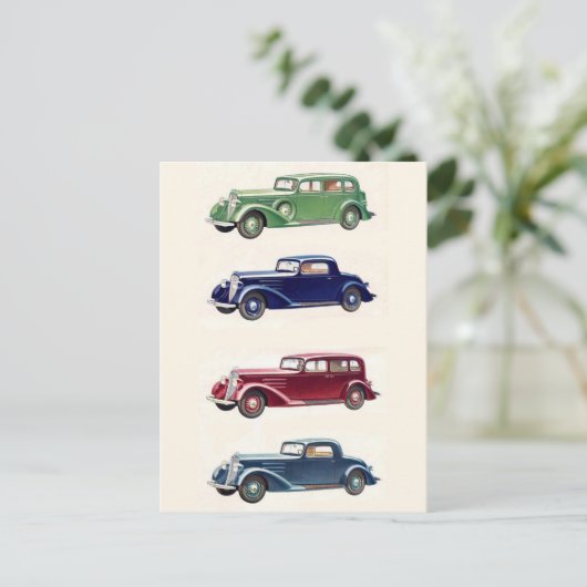 Vintage Postkarte (Stehend Vorderseite)