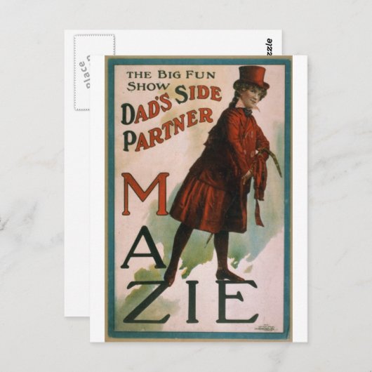 Vintage Postkarte (Vorne/Hinten)