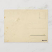 Vintage Postkarte (Rückseite)