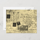 Vintage Postkarte (Vorne/Hinten)