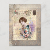 Vintage Postkarte (Vorderseite)