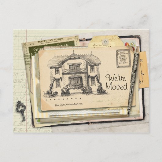 Vintage Postkarte (Vorderseite)