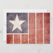 Vintage Postkarte 4. Juli Einladung (Rückseite)