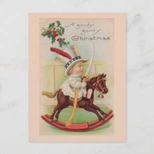 Vintage Postkarte "A Goody, goody Christmas"