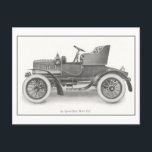 Vintage Postkarte "Aktueller Motor"<br><div class="desc">Diese Postkarte zeigt ein Vintages/Retro-Automobil/Automobil aus einer Anzeige in der Penrose-Jahreszahl 1904-05.</div>