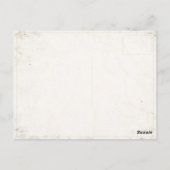 Vintage Postkarte aus den Schweizer Alpen (Rückseite)