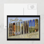 Vintage Postkarte aus Hollywood (Vorne/Hinten)