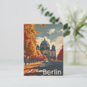 Vintage Postkarte Berlin Dome (Stehend Vorderseite)