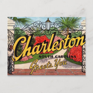 Vintage-Postkarte Charleston SC Postkarte