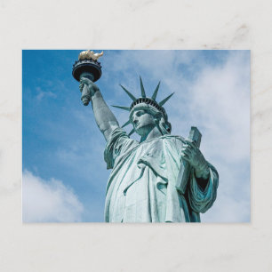 Vintage-Postkarte der Freiheitsstatue Postkarte