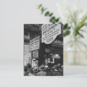 Vintage Postkarte der Großen Depression (Stehend Vorderseite)