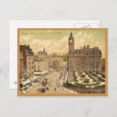 Vintage Postkarte der Princes Street, Edinburgh (Vorne/Hinten)