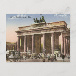Vintage Postkarte des Brandenburger Tors Berlin