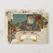 Vintage Postkarte des Fossilienlandes (Vorne/Hinten)