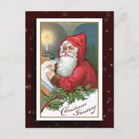 Vintage Postkarte des Santa Claus (Vorderseite)