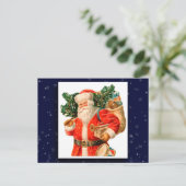 Vintage Postkarte des Santa Claus (Stehend Vorderseite)