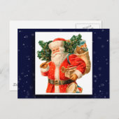 Vintage Postkarte des Santa Claus (Vorne/Hinten)