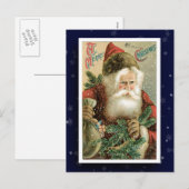 Vintage Postkarte des Santa Claus (Vorne/Hinten)