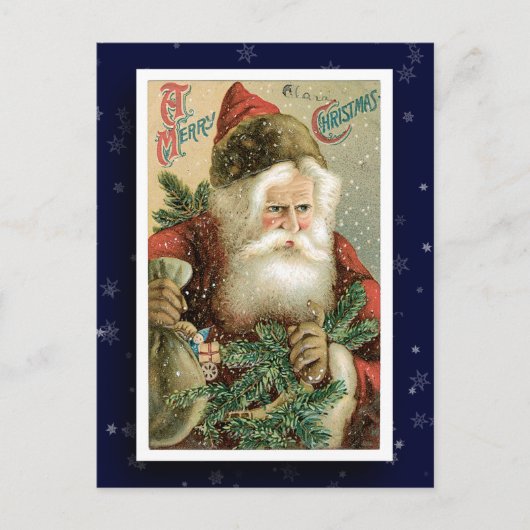 Vintage Postkarte des Santa Claus (Vorderseite)