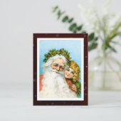 Vintage Postkarte des Santa Claus (Stehend Vorderseite)