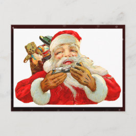 Vintage Postkarte des Santa Claus