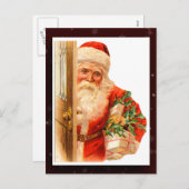 Vintage Postkarte des Santa Claus (Vorne/Hinten)
