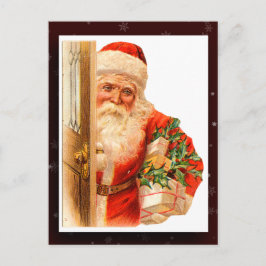 Vintage Postkarte des Santa Claus
