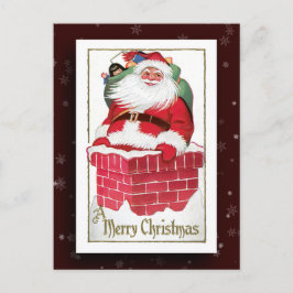 Vintage Postkarte des Santa Claus