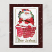 Vintage Postkarte des Santa Claus (Vorderseite)