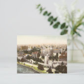 Vintage Postkarte des Tower of London (Stehend Vorderseite)