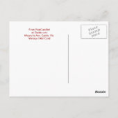 Vintage Postkarte, Eustis, Florida Postkarte (Rückseite)