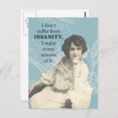 Vintage Postkarte für das Foto (Vorne/Hinten)