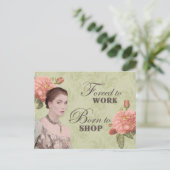 Vintage Postkarte für das Foto (Stehend Vorderseite)