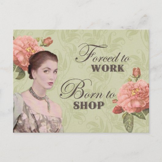 Vintage Postkarte für das Foto (Vorderseite)