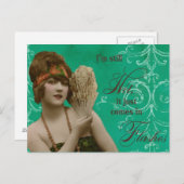 Vintage Postkarte für das Foto (Vorne/Hinten)