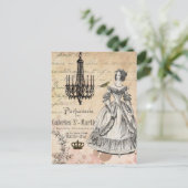 Vintage Postkarte für das Shabby Chic (Stehend Vorderseite)