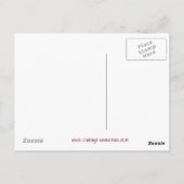 Vintage Postkarte für den Herbsttag (Rückseite)