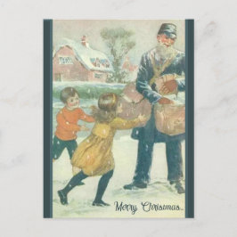 Vintage Postkarte für den Mailman