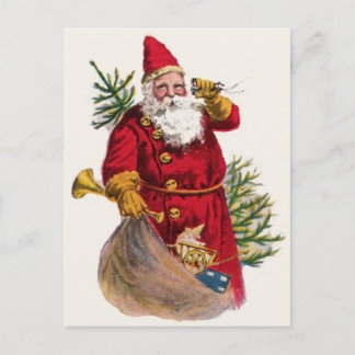 Vintage Postkarte für den Weihnachtsmann