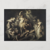 Vintage Postkarte für Mittelsumernächtliche Mitte (Vorderseite)